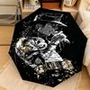 1PC Michael Jackson Automatic Umbrella - Suitable Travel Outdoor Portable Umbrella Birthday Gift Daily Essentials