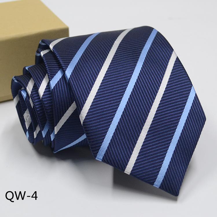 Men'S Dress Business Casual Professional Groom Wedding Best Man Striped Jacquard Fine Gentleman Men'S Premium Tie