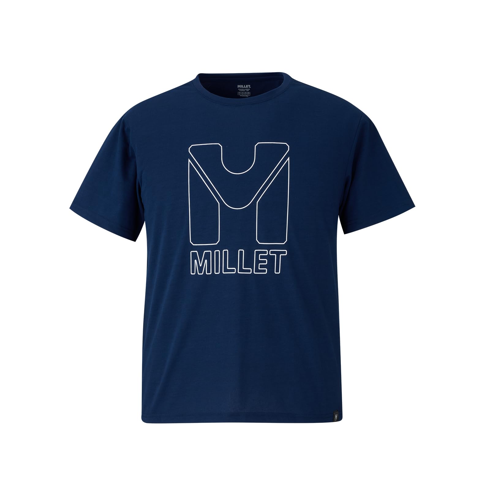 

Millet Hiking Innerwear [Unisex] Big Mono Logo Short Sleeve T-Shirt MIV03191 Sapphire (NEW LOGO) M