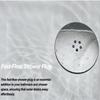 Shower Drain Cover – Chrome, 90mm/115mm, Modern ABS Plastic & Metal, Removable Top, Fast Flow Replacement For UK Shower Trays