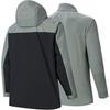 Anta Outdoor Series Color Block Zipper Hooded Two-Piece Fleece Sports Jacket Men Jackets Light-Gray Basic-Black 152346604-2