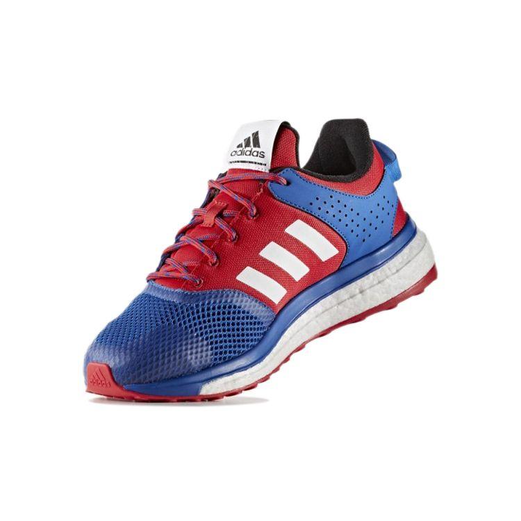 adidas Response 3 Trendy Personality Non-Slip Breathable Low-Top Running Shoes Men Sneaker Blue Red AQ2497