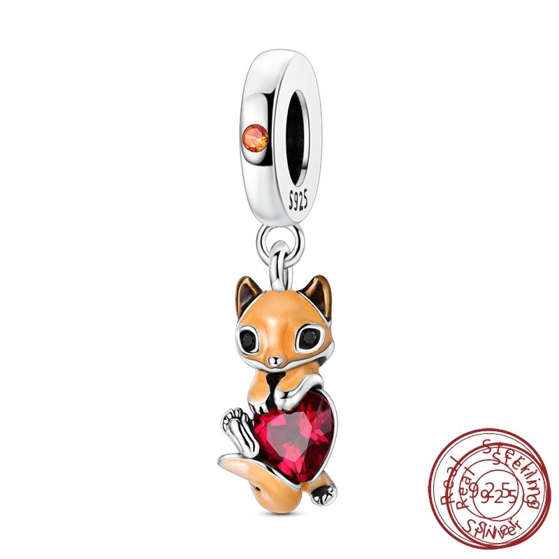 Copper Charms Firefly Cat Dog Coconut Charms Beads Pendant Fit Original Pendant Bracelet Diy Fine Jewelry For Women