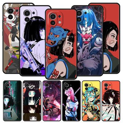 Japanese Style Anime Girl Phone Case For Xiaomi 13 12 11 Lite 12T 11T 10T 9T Mi Poco X5 M4 M3 X4 X3 Pro F5 F4 F3 GT 5G Cover