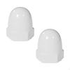 2 Pieces Ceramic Toilet Bolt Covers Easy Installation Decorative Useful Practical Toilets Decor