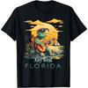 Key West Florida Keys Vacation Turtle Cotton Men T Shirt S