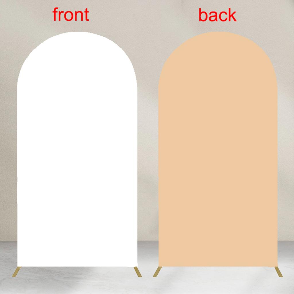 Hochzeitsbogenbezug Hintergrundstoff für Spandex-Passform Bogenständerbezug Chiara Bogenrahmenbezüge für Geburtstags-Babyparty-Dekor