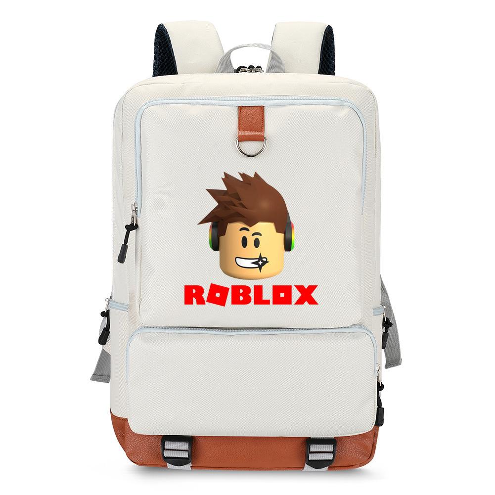 Virtual World Roblox Games Men'S And Women'S Backpacks Backpacks Student School Bags Travel Bags Computer Bags
