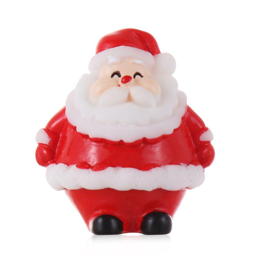 

Decor Micro Landscape Home Decorations Xmas Tree Christmas Figurines Santa Claus Miniature Snowman Santa Claus 4