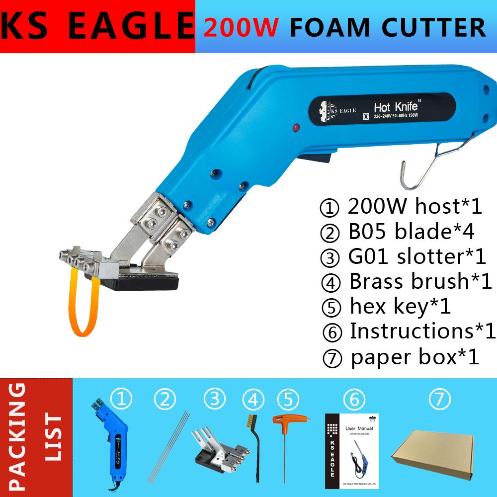 Foam Cutter Tool Hot Knife Foam Cutter for Polystyrene Professional Electric Styrofoam Cutter Thermal Knife for Polystyrene 250w