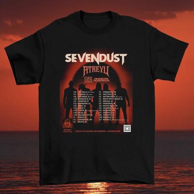 Sevendust Neues Album ONE und Frühjahr 2026 US-Tour T-Shirt Volle Größe S-4XL