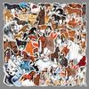 100-Pack Horse Cartoon Animal Stickers: Cute, Waterproof Décor for Suitcases, Phone Cases, and Thermos Cups