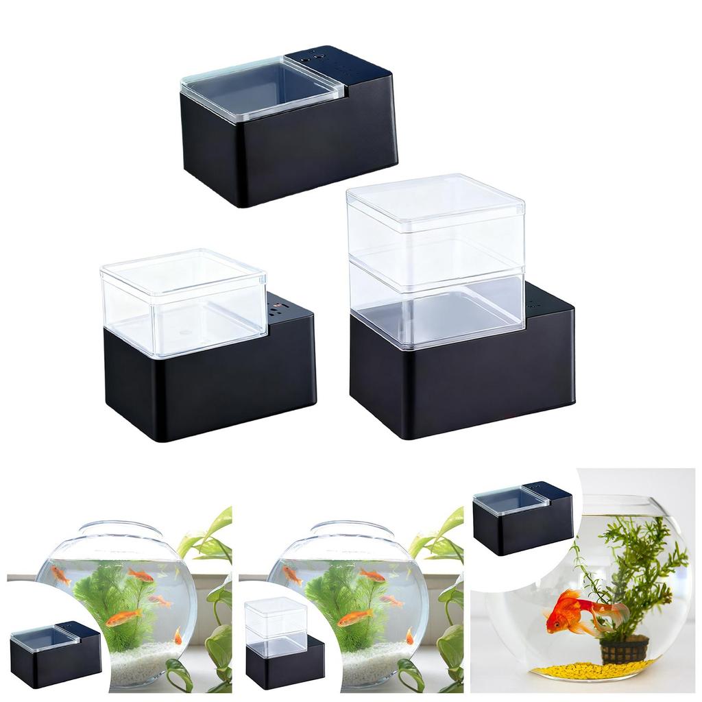 Automatic Fish Food Dispenser Multi Interval Timer Smart Feeder for Aquarium and Pet Fish Tanks
