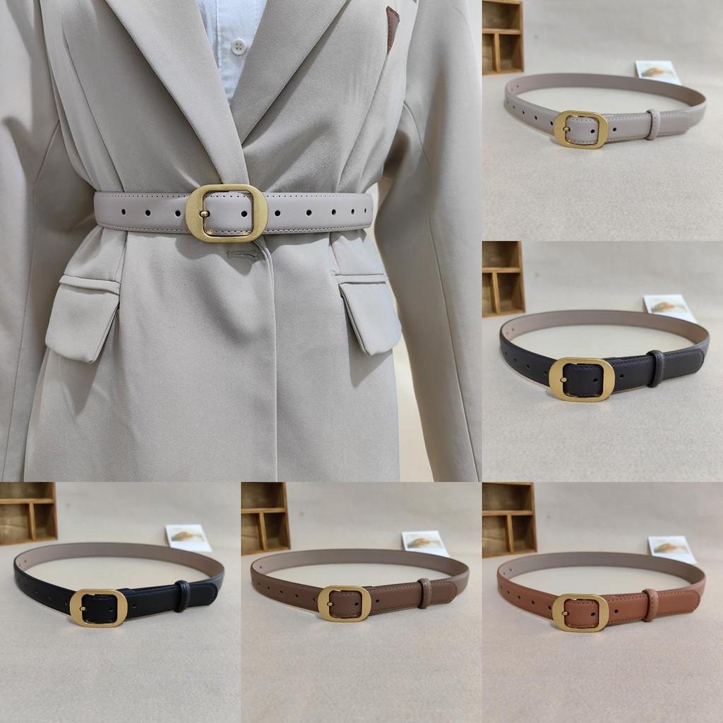 Leather Genuine Handmade Waist Belt Classic Pin Clasp Commuter Style Supplies