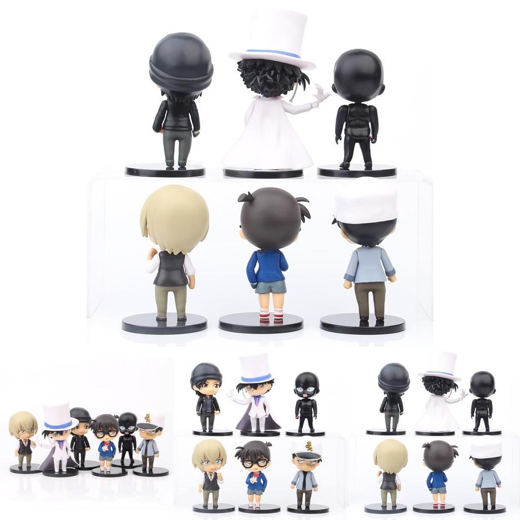 Detective Conan And Kid The Phantom Thief Pvc Models Figure With Assembly For Car Decor And Gift Ideas
