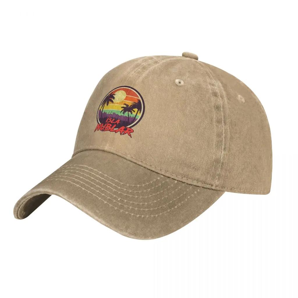 Isla Nublar Holiday Cap Cowboy Hat All Seasons Travel Adjustable Snap back hat Sunscreen mens tennis Women's