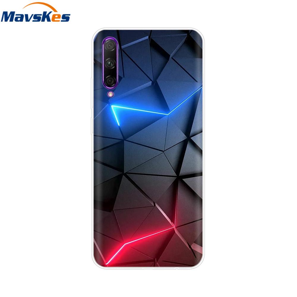 For Huawei P Smart Pro Case Cute Candy Painted Cover Soft Silicone Phone Case For Huawei P Smart Pro 2019 Cover Coque Bumper