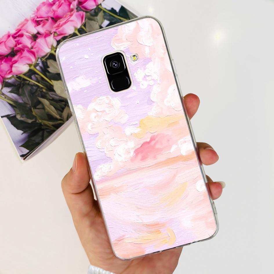 For Samsung Galaxy A8 Plus 2018 Case SM-A730F Cover Cute Cartoon Silicone Soft TPU Phone Case For Samsung A8 2018 SM-A530F Coque