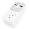 Countdown-Steckdose mit 2 USB-Anschlüssen Multifunktionaler Überspannungsschutz Zeitschaltuhr Schalter US-Stecker