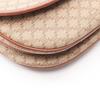 Used CELINE Triomphe Shoulder Bag PVC coated canvas leather Beige Brown Used Women