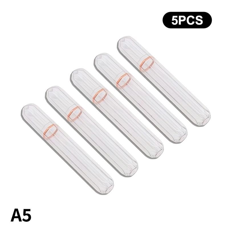 [HM]1/3/5pcs Acrylic Storage Tubes Travel Sealed Storage Box Portable Clear Moisturizing And Moisture-Proof