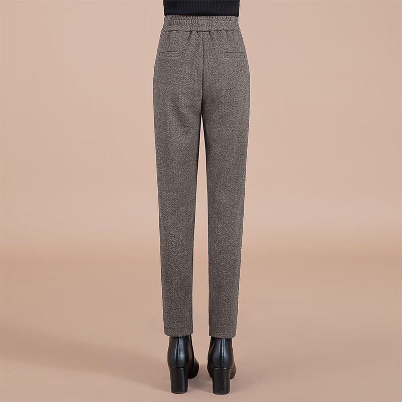 Women's High-Waist Tapered Pocket Harem Pants