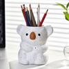 Multi-function Koala Storage Box Plastic Makeup Brush Cylinder Koala Pen Holder  Stationery