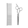 Factory Directly Professional Straight & Thinning Shears Stainless Steel Titanium Coated Pet Cat Dog Grooming Scissors Kit Set