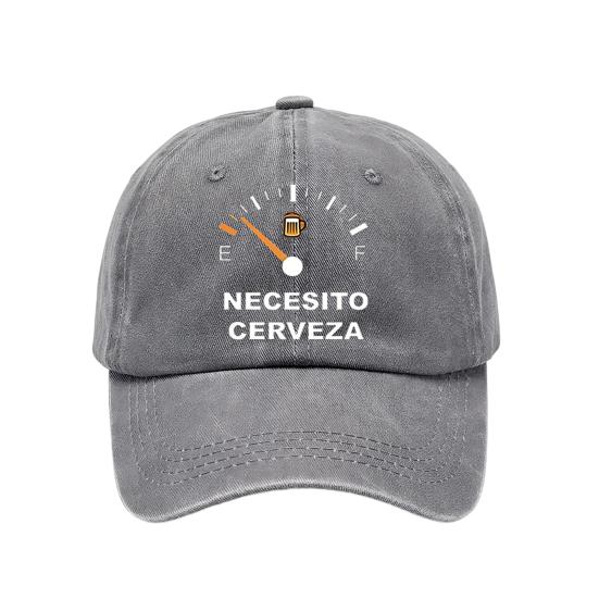 Embroidery Pattern Baseball Hat, Adjustable Back Buckle Retro Distressed Style Baseball Cap, Washed Cotton Fabric Outdoor Sunshade Cap