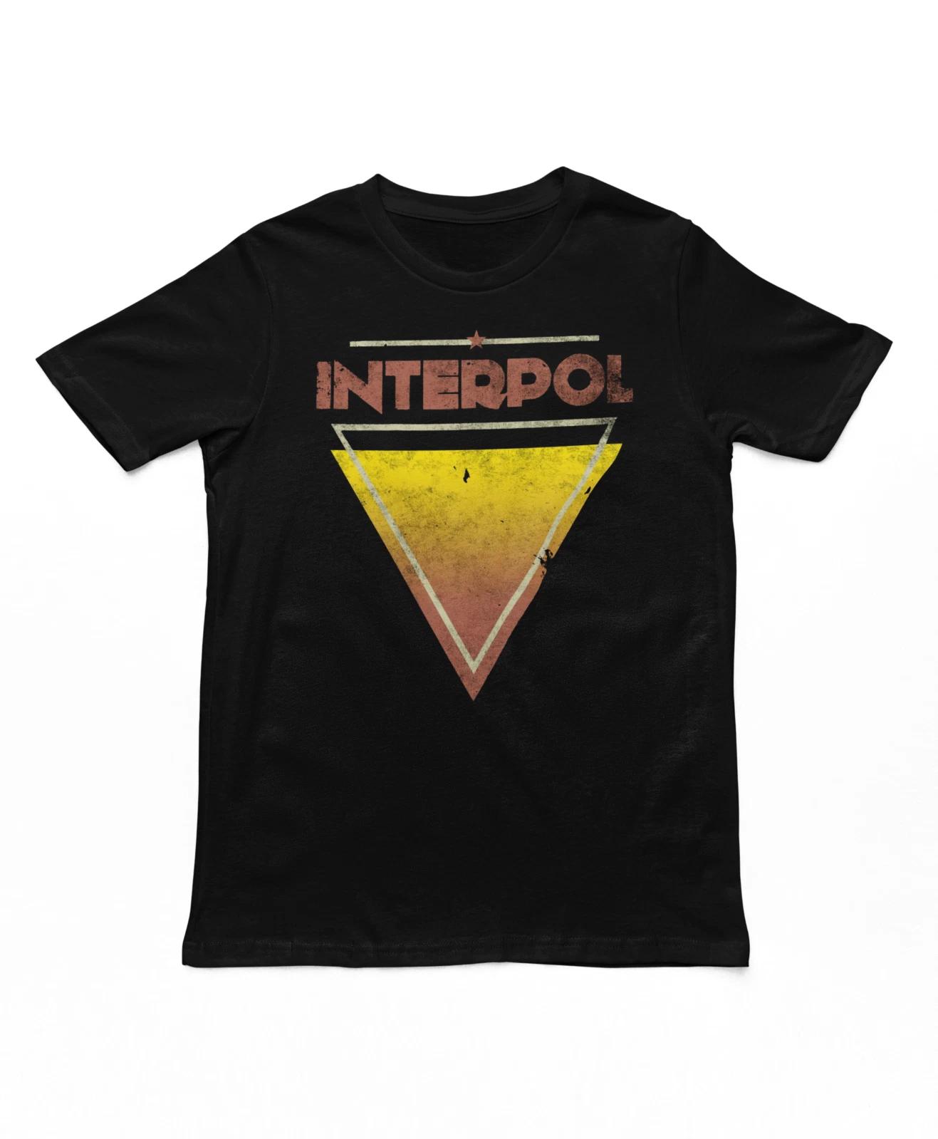 

Interpol Triangle T Shirt Mens Rock And Roll Music Classic Band Tee New Black M