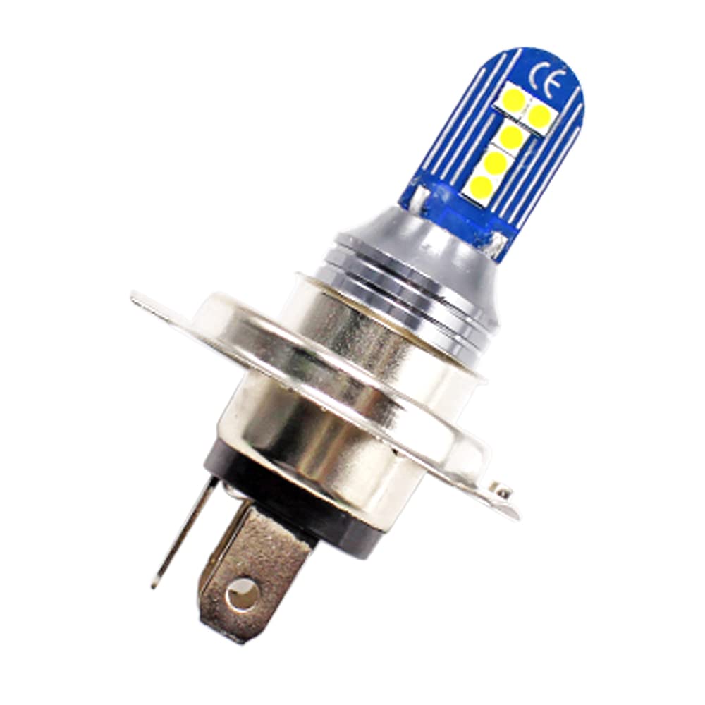Wllvie Classy H4 LED Lemon Fog Plus Control Bulb, Yellow, 12V/24V, Lamp/Headlight, 3030SMD, 10W,