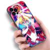 Japan Cartoon Sailor Moom Black Silicone Phone Case For Apple iPhone 12 13 Mini 11 14 15 Pro Max 7 8 Plus X XR XS SE 2020 2022