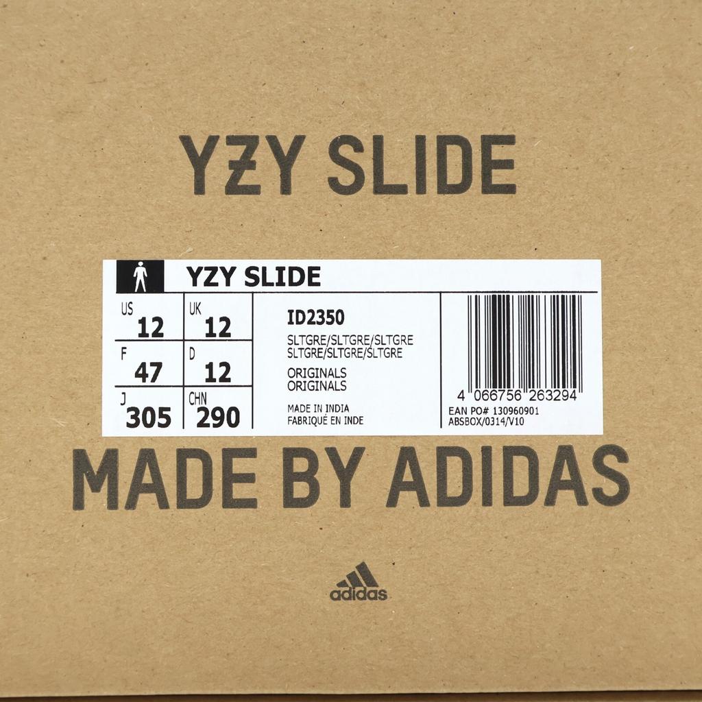 ID2350 Adidas Yeezy Slide Slate Grey Black (Men's)