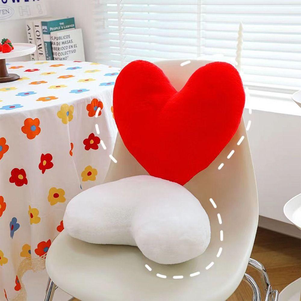 Heart Shape Soft Pillow 30cm Stuffed Pillow Creative Gift Heart Plush Pillow  Home Decorative