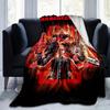1pc Rammstein Band Home Decor Flannel Blanket: Perfect Gift for Bedroom, Living Room, Travel, Camping, Car, Beach, Office Nap, Ideal Sofa Throw, Outdo
