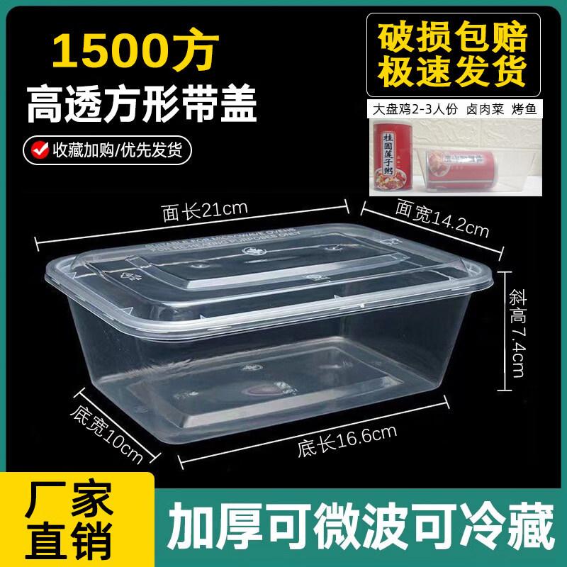 

Large Sugarcane Pulp Disposable Food Container with Lid