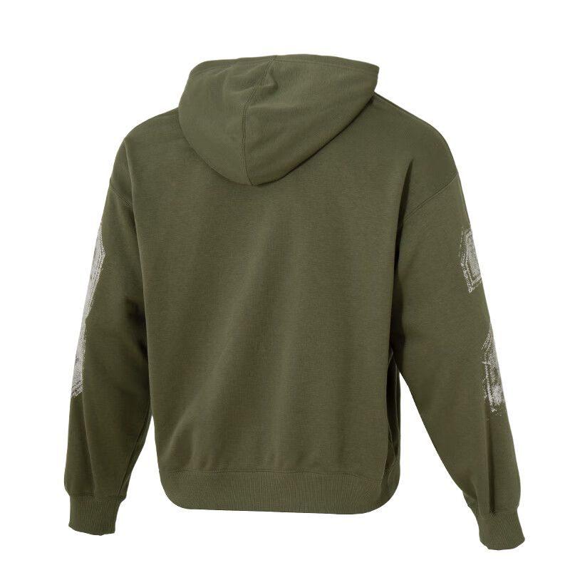 Jordan Sweatshirts Men's Olive Green Hooded Moderate HV0094-222