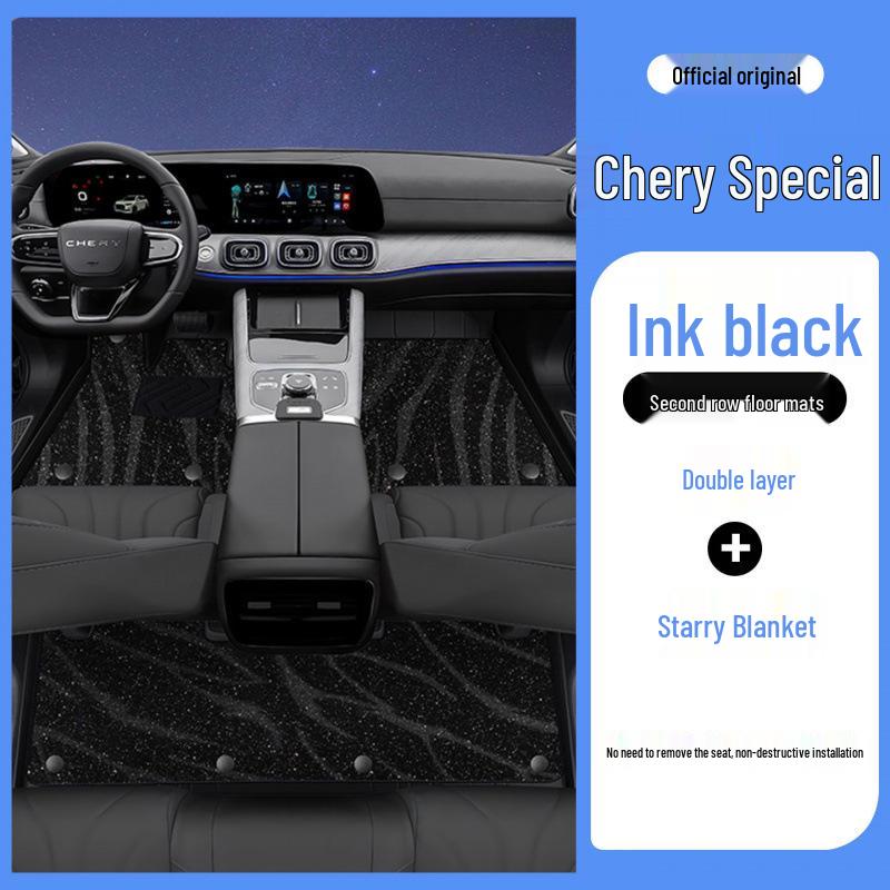 Covorașe de podea din piele ecologică Chery Tiggo 9 Protecție completă