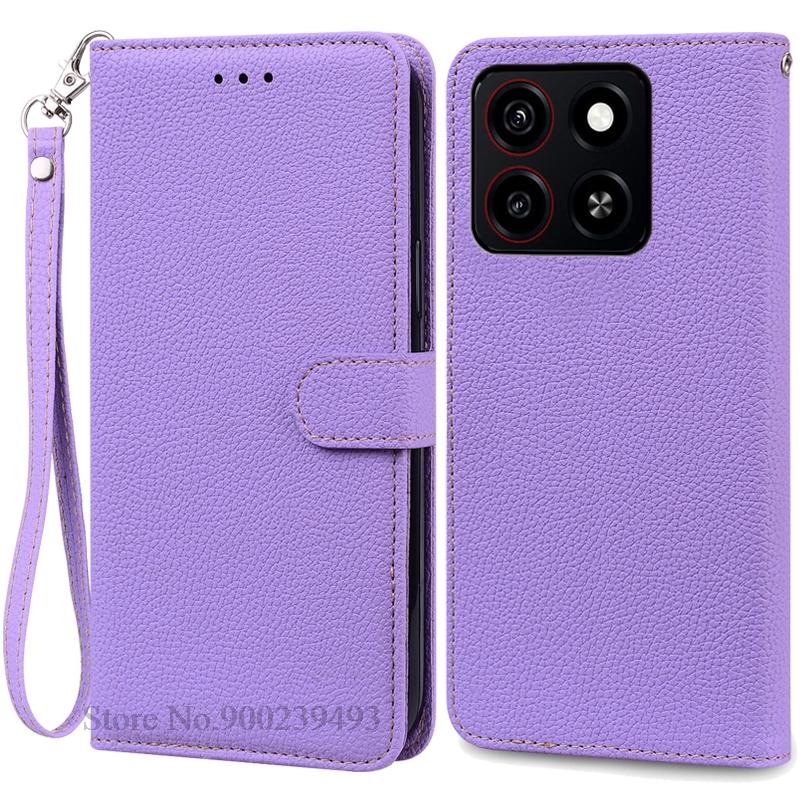 For ZTE Blade A35 Back Cover Phone Case For ZTE Blade A35 Case Soft Silicone Wallet Leather Flip Cover For ZTE Blade A35 Fundas