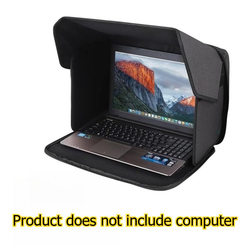 

1pcs Outdoor Laptop Sun Shade Computer Privacy Cover Foldable Portable Laptop Protective Case for Outdoor Use 14-inch чёрный