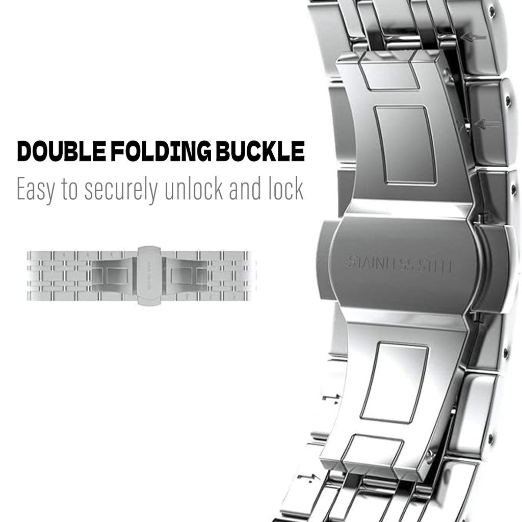 20 22 26mm Quickfit Watch Stainless Steel Strap For Garmin Fenix 8 7S 7x 7 6S 6X 6 Pro 5S 5X 935 945 Enduro Gen2 Metal Smartband