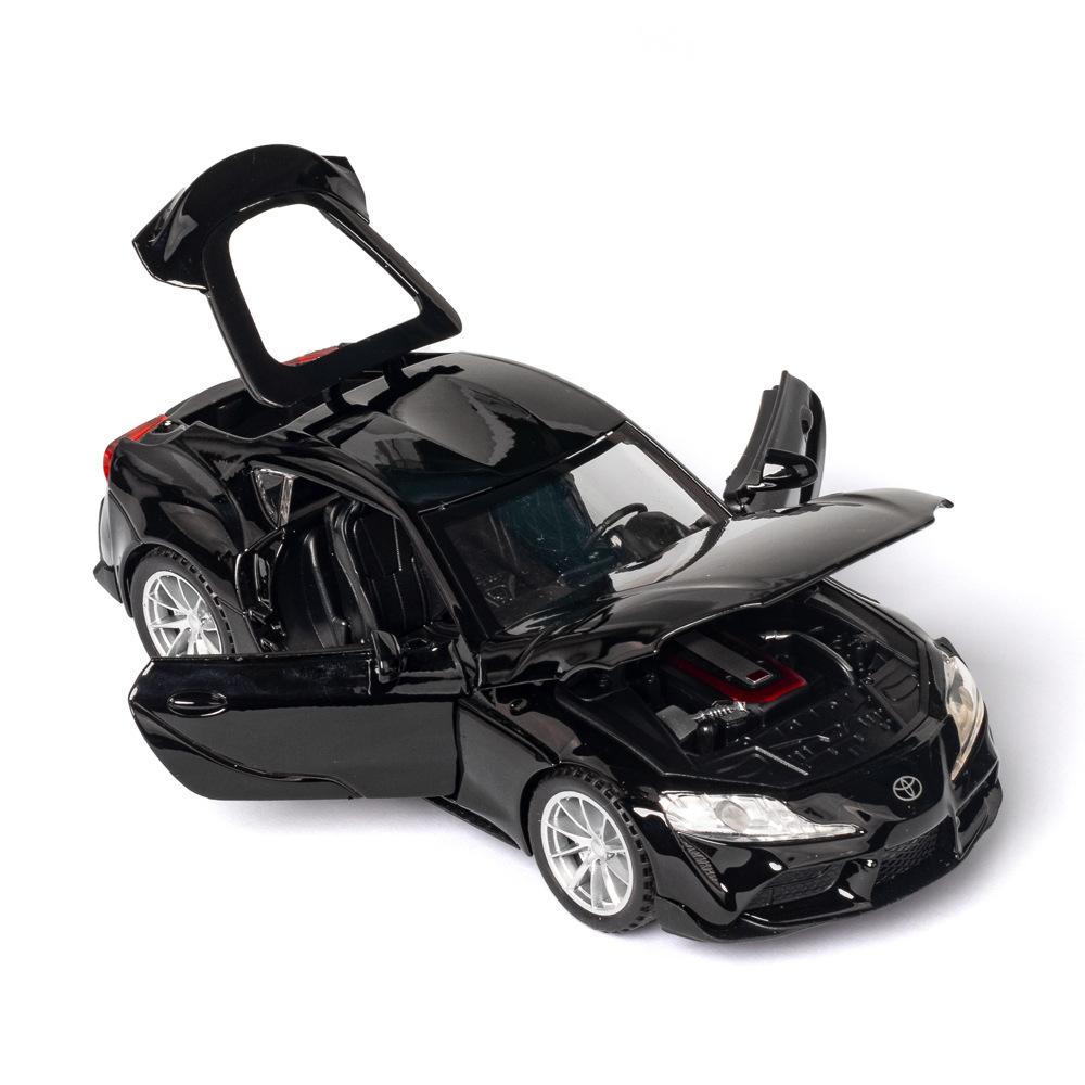 Diecast 1/32 Alloy Model Cars Toys Toyota Supra JDM Miniature Dream Supercar for Children Collectible Gifts Metal Vehicles Boys Hottoys