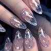 Luxury Almond-Shaped Crystal Drop Nail Art Set