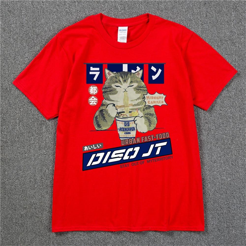 Maglietta Hip Hop da Donna con Gatto Divertente Streetwear Harajuku Maglietta Oversize Estiva a Maniche Corte Maglietta Larga Casual Top Magliette