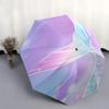 Meerjungfrauenflosse Automatik-Auf-/Zu-Regenschirm - Tragbares 3-fach faltbares Design mit 8-Speichen-Eisenrahmen, für Fans und Reisende, Festliche Geschenkidee0104181a
