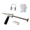 Inside Pipe Cutter for PVC Pipe Inside Pipe Cutter with Handle Stainless Steel Internal Pipe Cutter Tool Set Adjustable