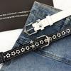 Star Eyelets Y2K Star Waist Belts Metal Buckle Girls Rivet Waistband Women's Jeans Belt  Hip Hop