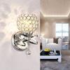 Home Accessories Luxury Wall Lamp Simple Hanging Crystal Sconce Lighting Modern Creative Bedside Lamp Home