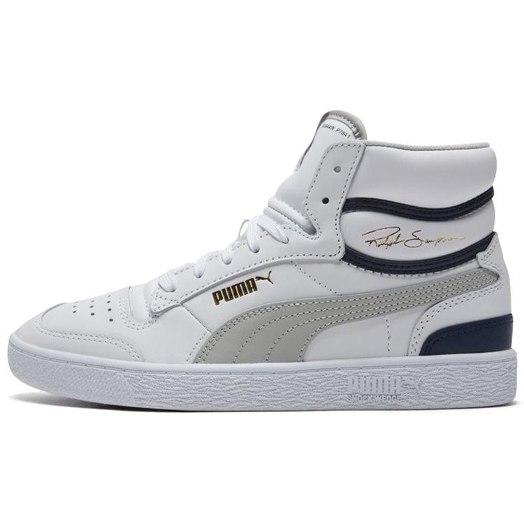 PUMA Ralph Sampson Mid White Gray Violet Men s 370847-04 EU 35.5