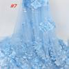 African Lace Fabric 2025 High Quality With Beads Mesh Embroidery 3D Flower Tulle Nigerian Lace Fabric for Women Party Dresses